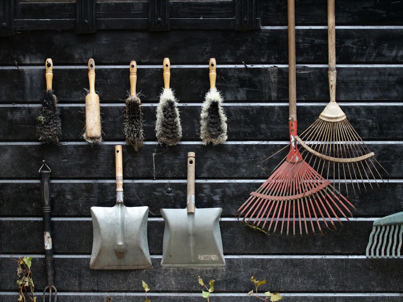 Lot d'outils de jardinage